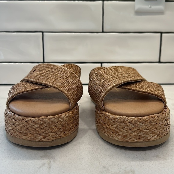 Beach By Matisse Hali Platform Sandal Boho Raffia Woven Women’s Size 7 - Picture 12 of 16